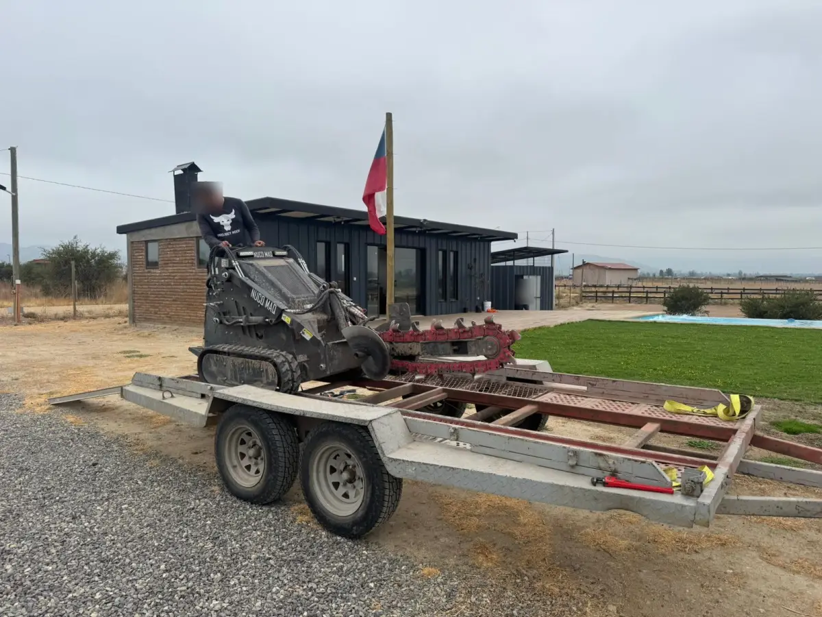Carga de trailer en instalación residencial